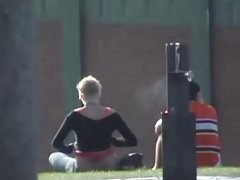 Dubbel penetration av ung blond