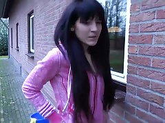 Onanerar med en spegel