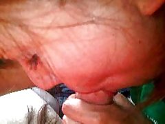 Sex med en blond och korsett i cum