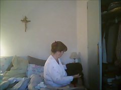Hennes mjuka händer hot onanera penis